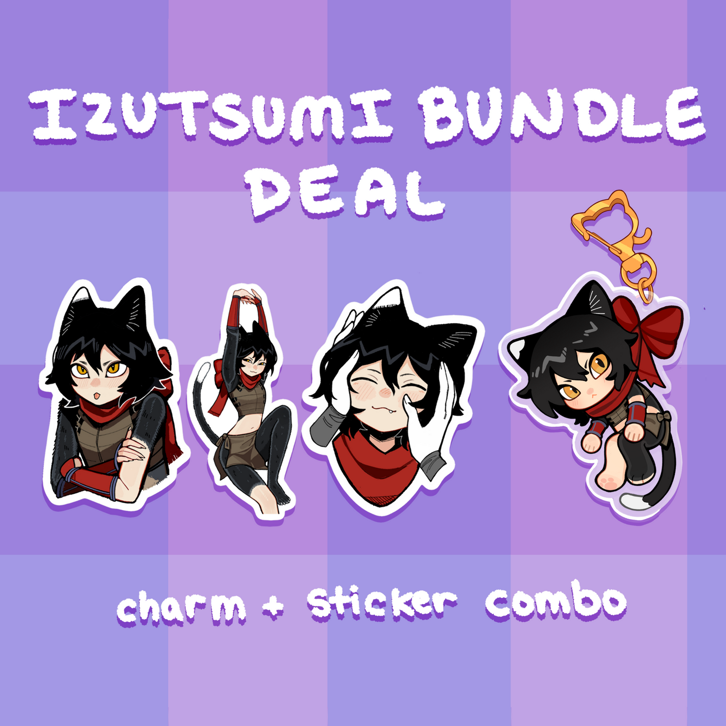 Bundle | Izutsumi Charm + Stickers